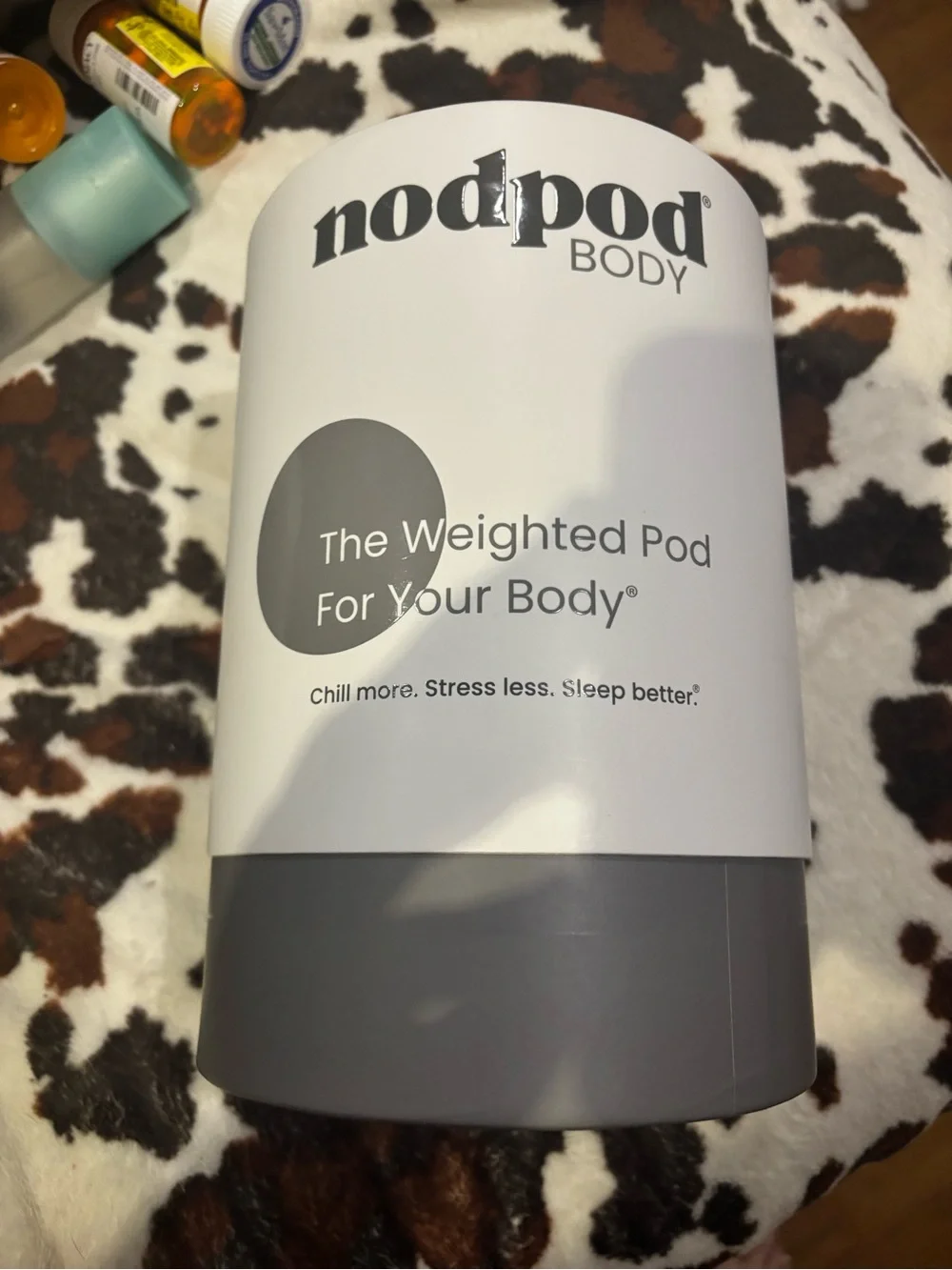 nodpod Body Weighted Pod in Gray - Calming Sleep Aid